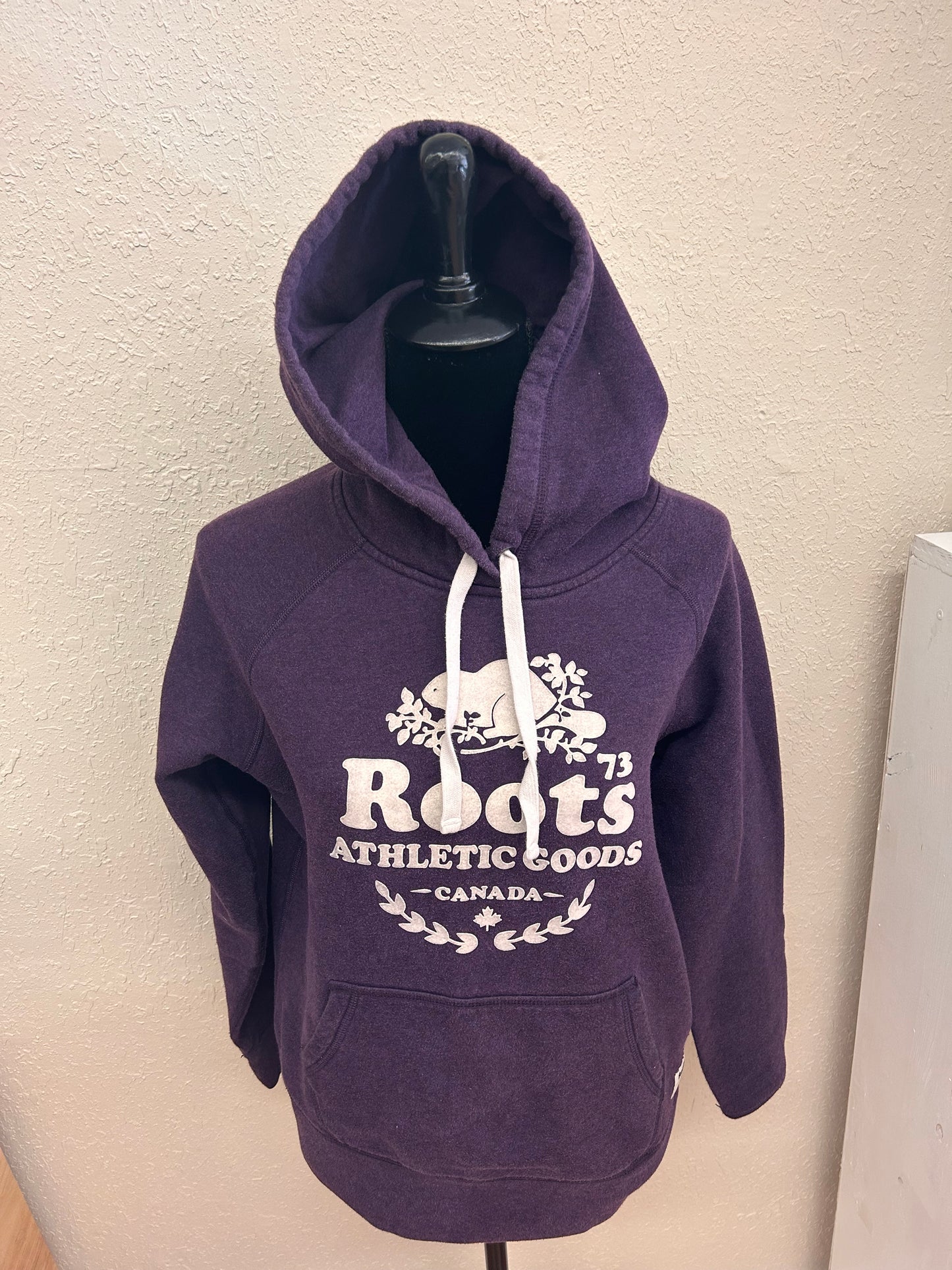 Roots medium purple hoodie