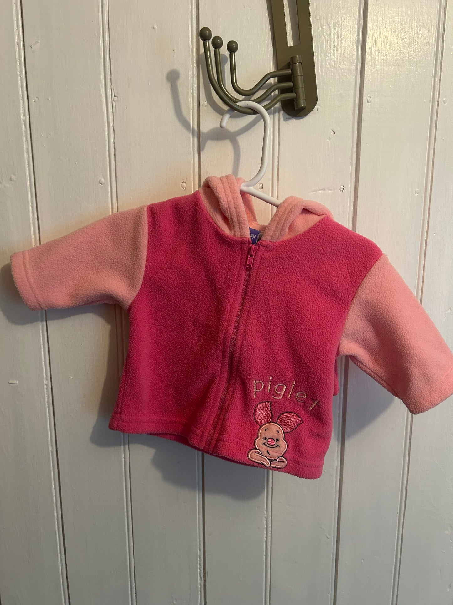 Disney 3m pink piglet fleece hoodie