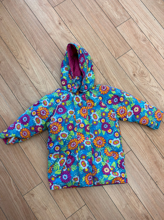 Hanna Anderson 5 floral winter coat