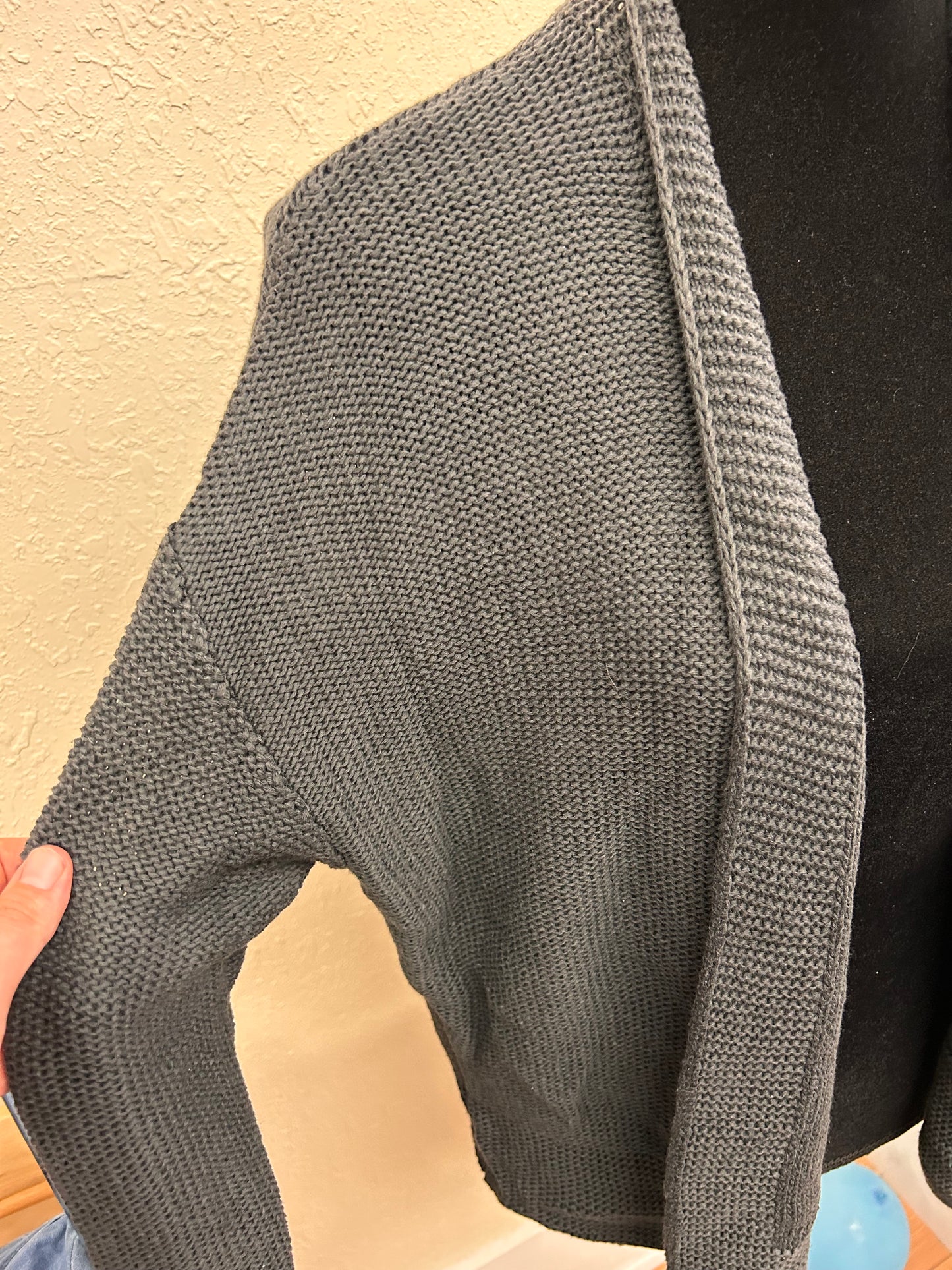 Old navy medium grey knit cardigan