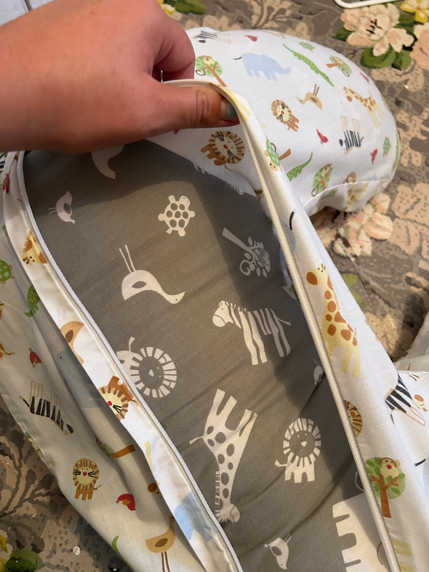 Jolly jumper nursing boppy pillow
