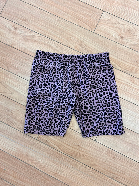 Sweetlegs plus pink cheetah bike shorts