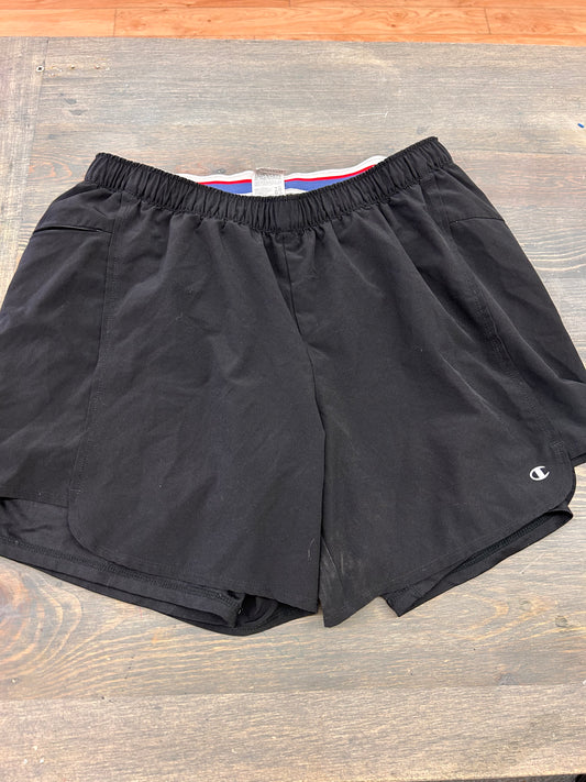 Champion 1x black athletic shorts