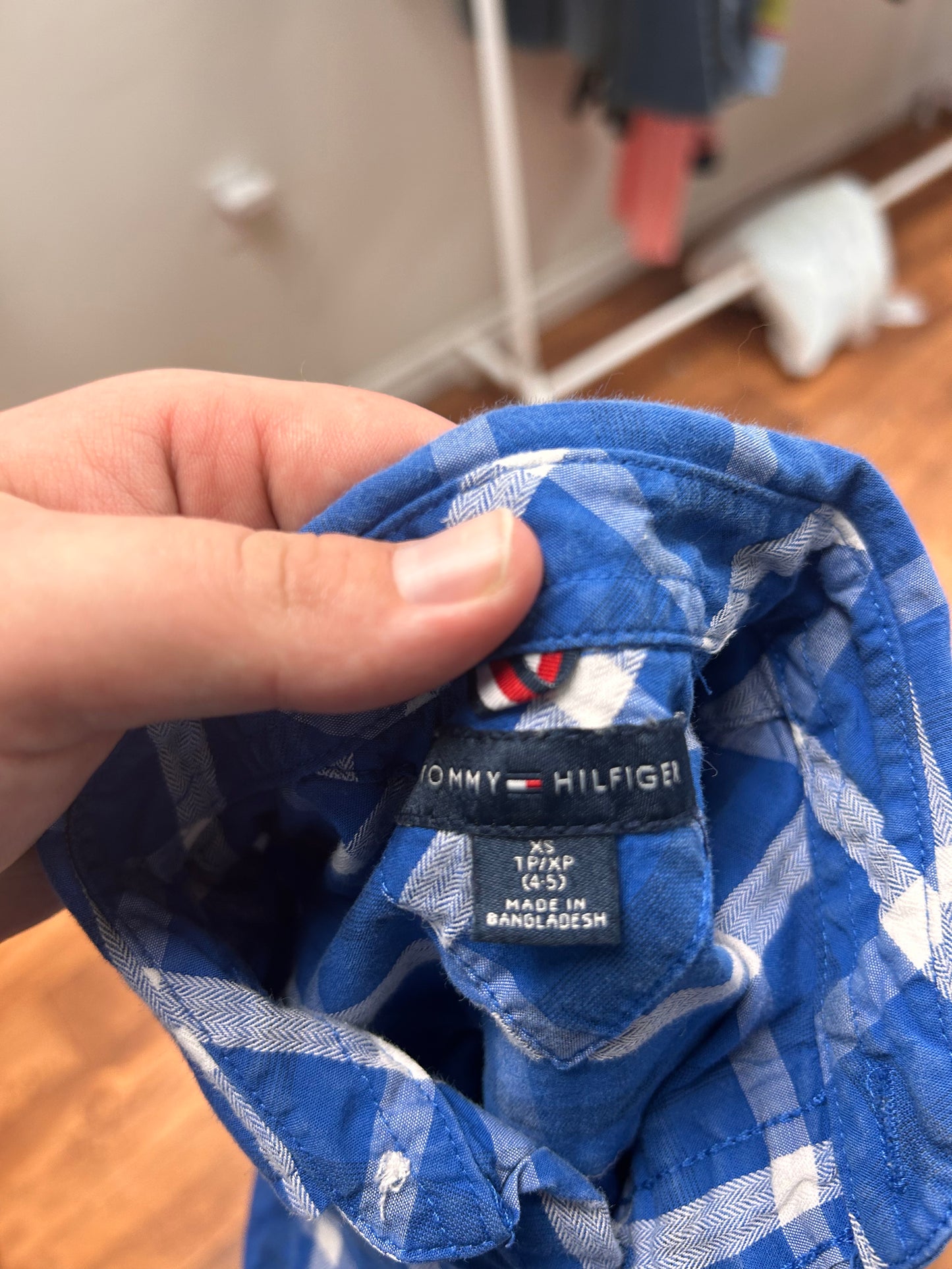 Tommy Hilfigar xs Blue Flannel