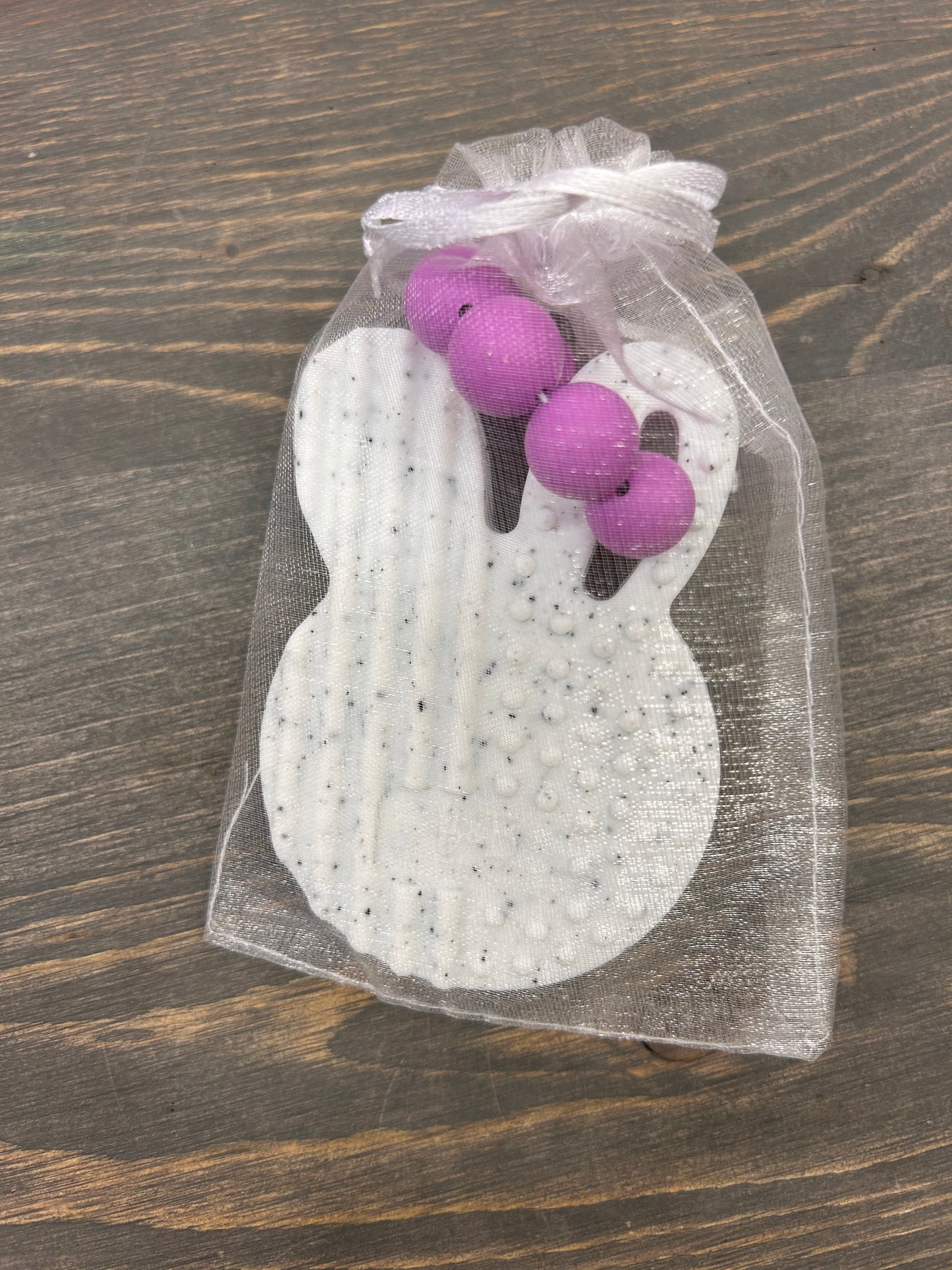 White bunny teether