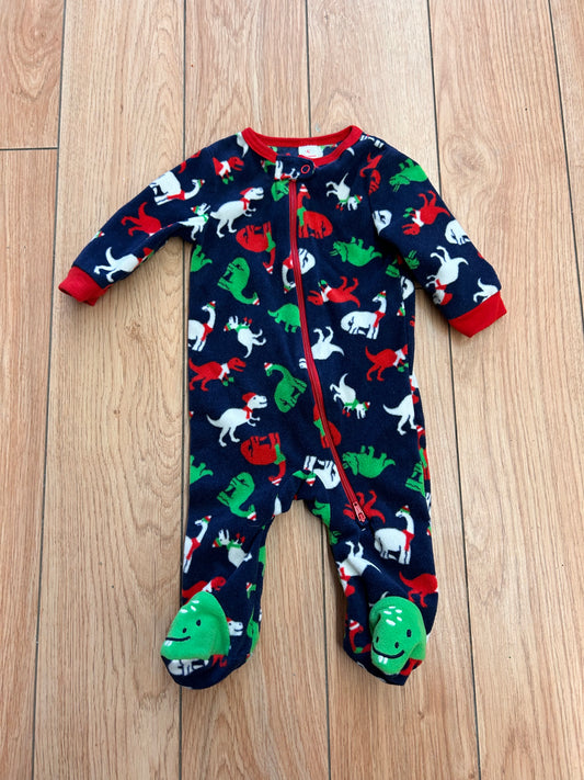 Joe fresh 0/3m Christmas Dino sleeper