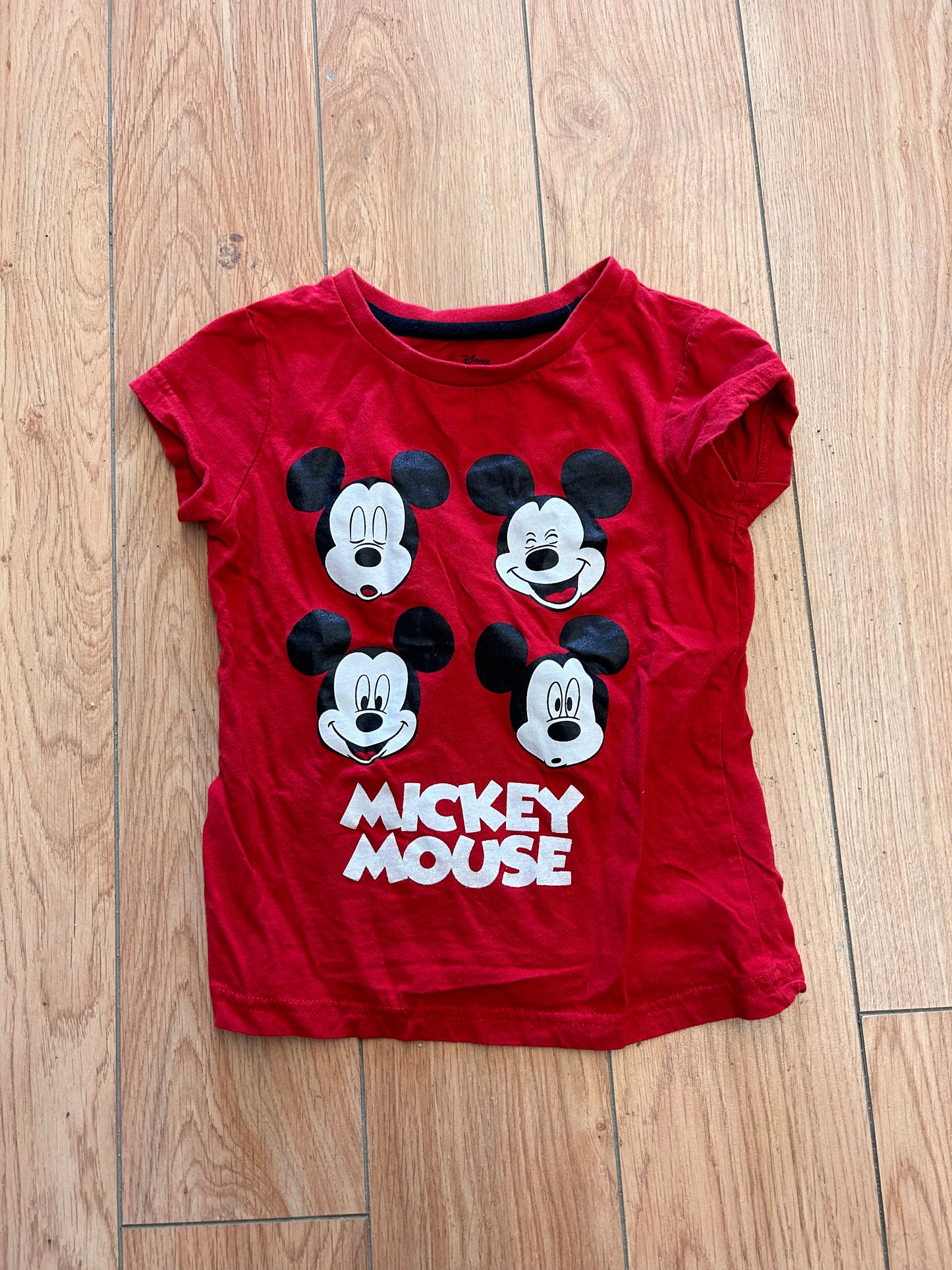 Disney 6 red Mickey Mouse tshirt