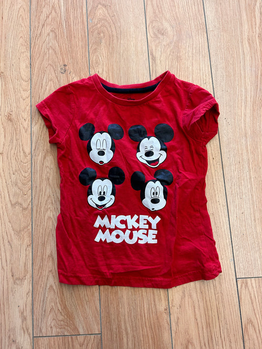 Disney 6 red Mickey Mouse tshirt