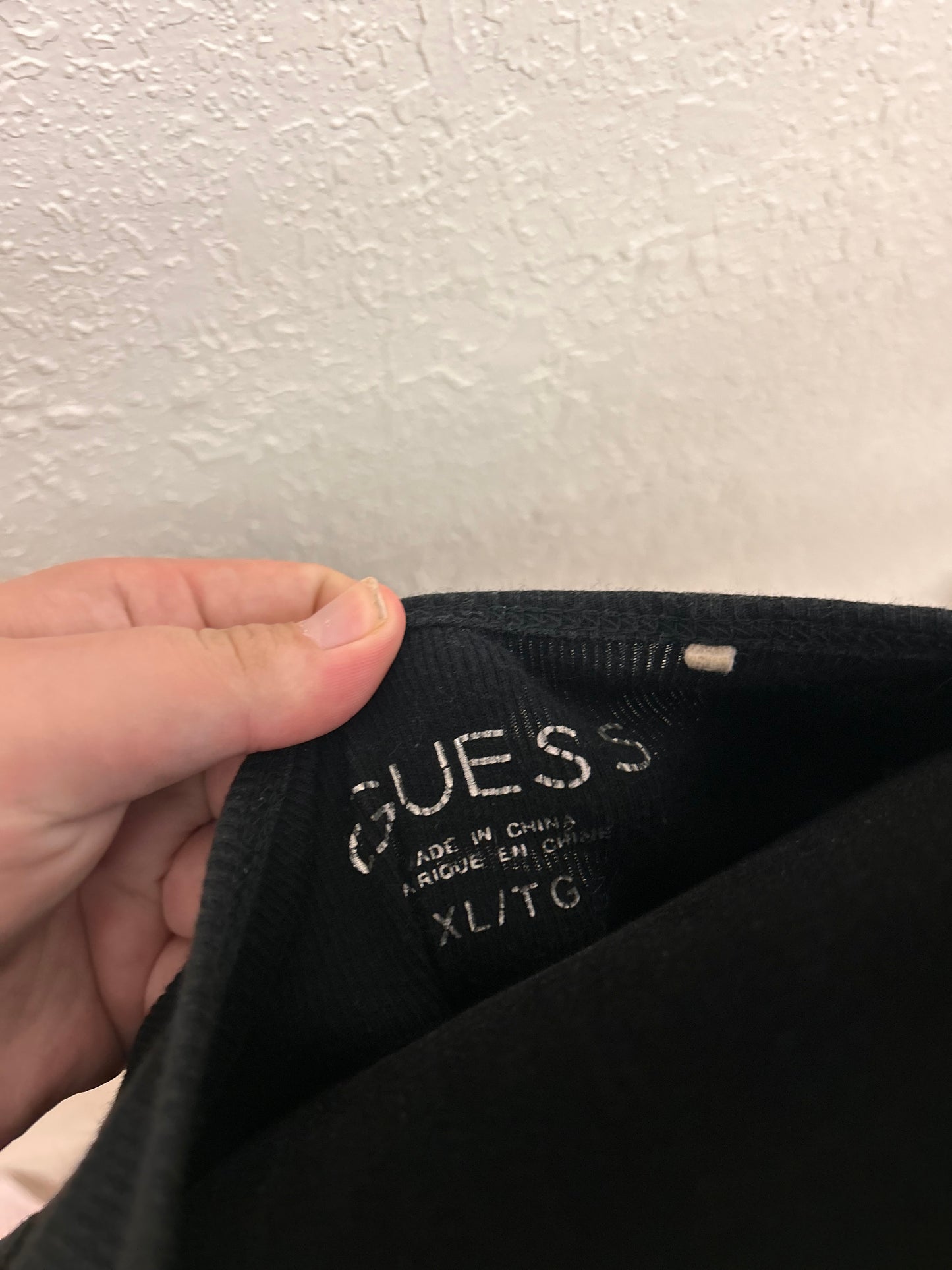 Guess xl black tank top