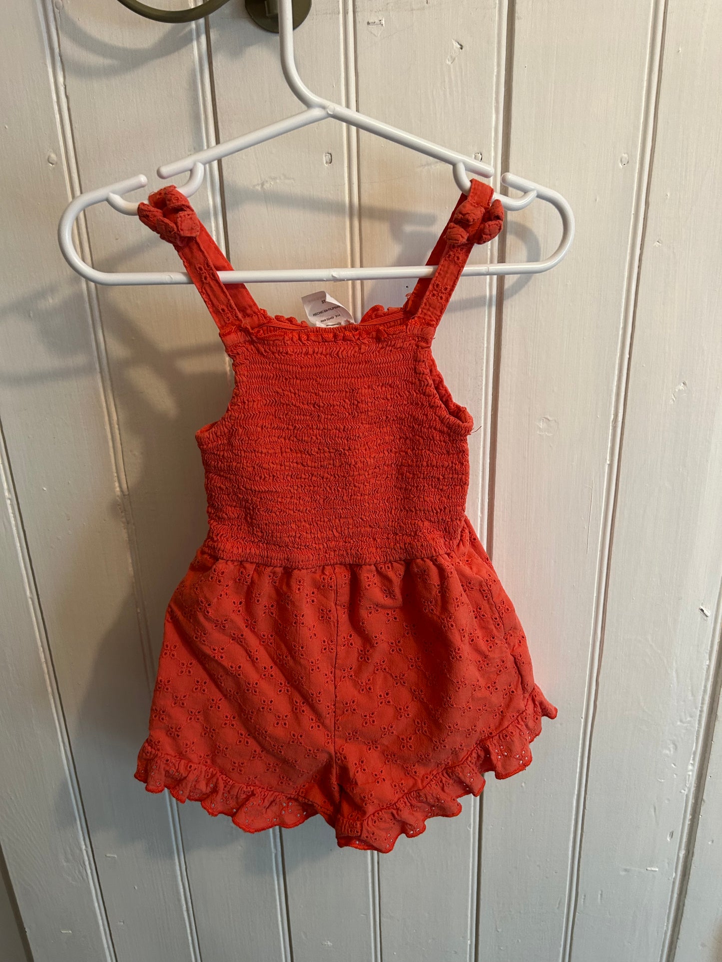 Wonder nation 3t red lace romper
