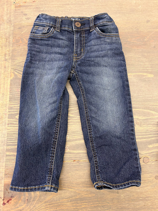 Oshkosh 2t medium wash straight leg jeans