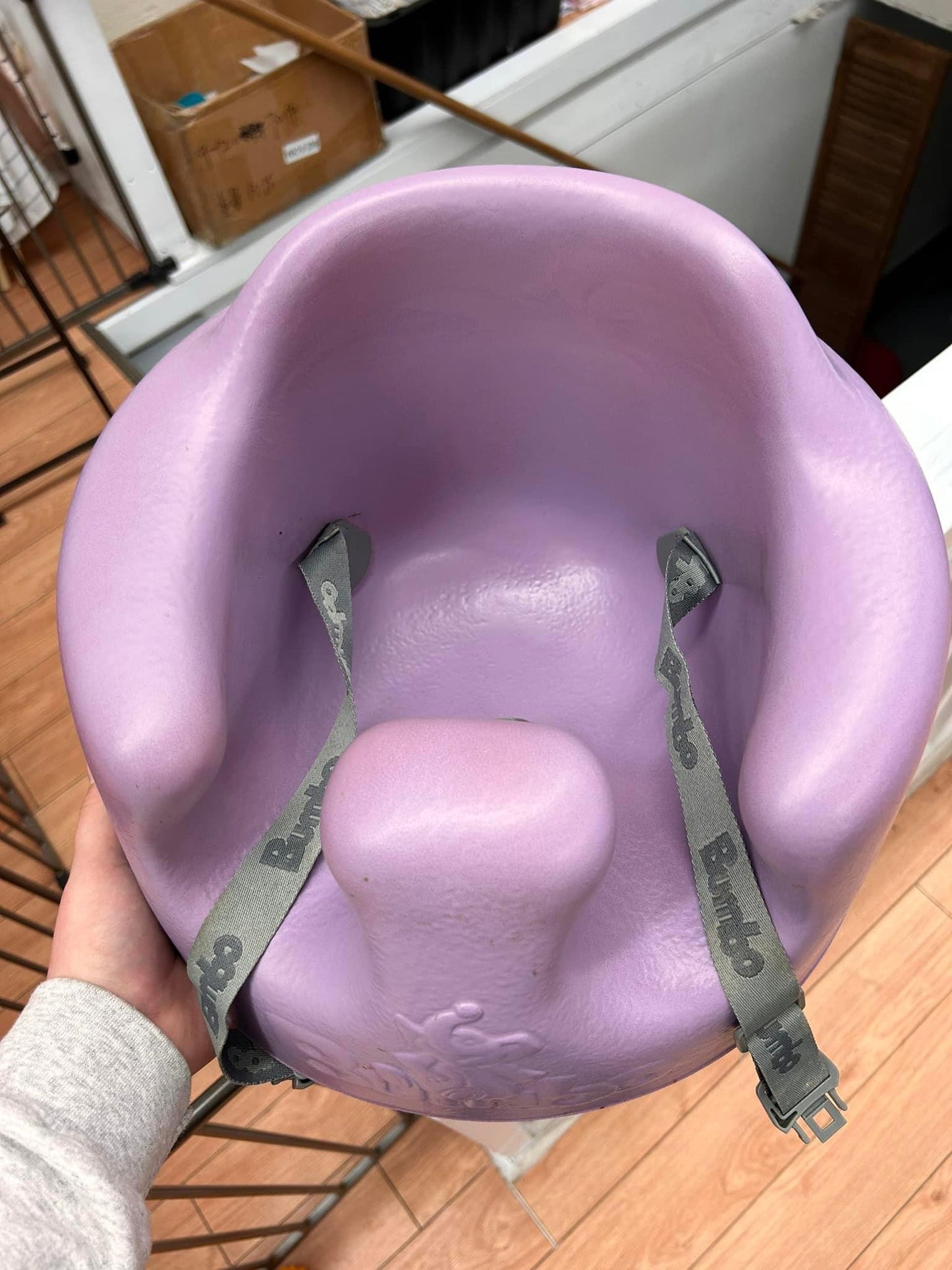 PICKUP ONLY Bumbo purple chair