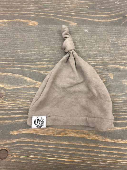 Over company newborn grey hat