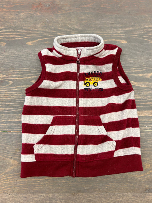 George 18/24m red loaded cute vest