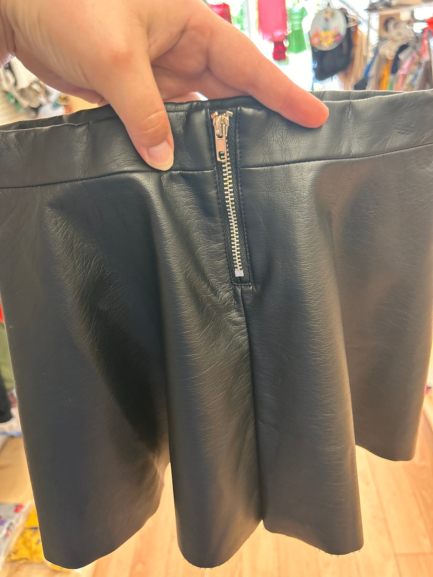 H&M 7 pleather skirt