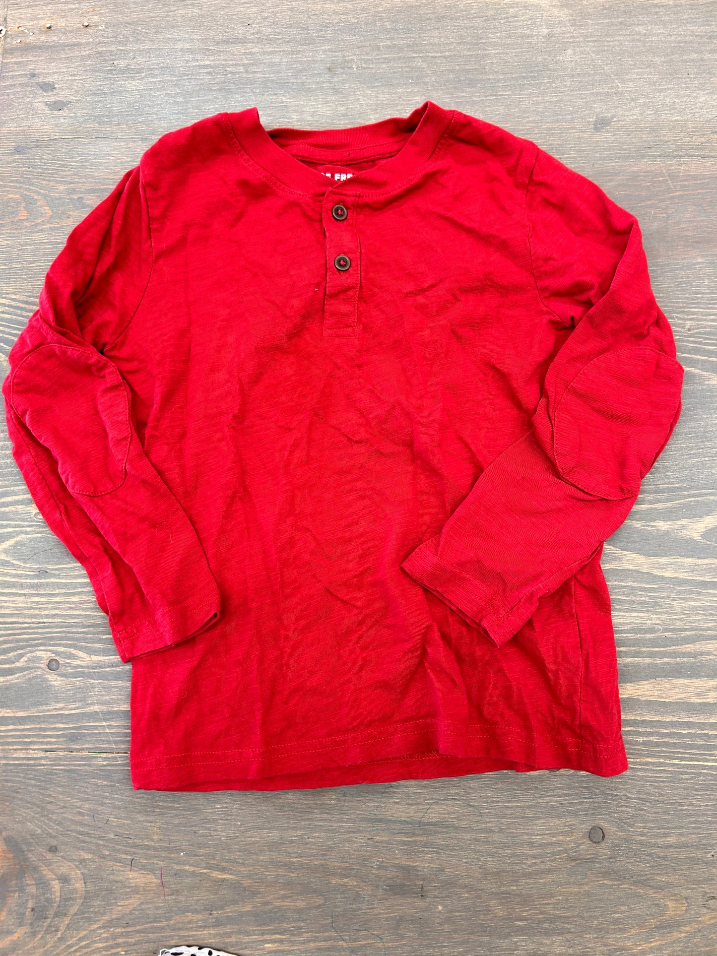 Joe fresh 5 red long sleeve shirt