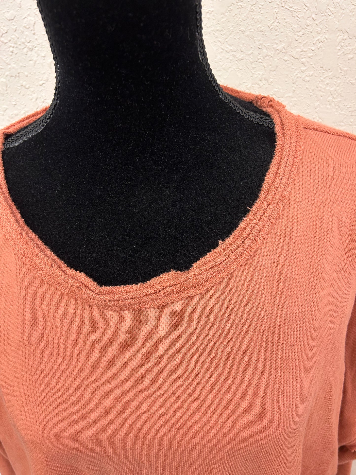 Aerie medium orange open back sweater