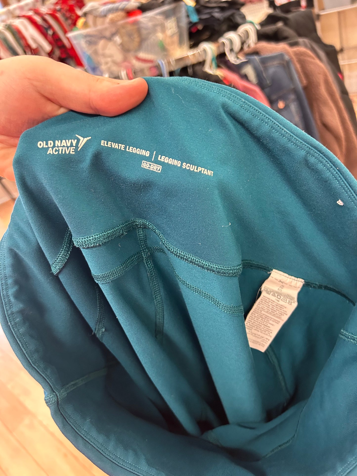 Old navy active xl teal leggings