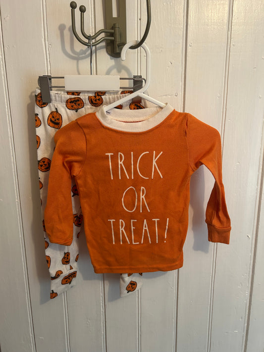 Rae Dunn 3t trick or treat pumpkin sleep set
