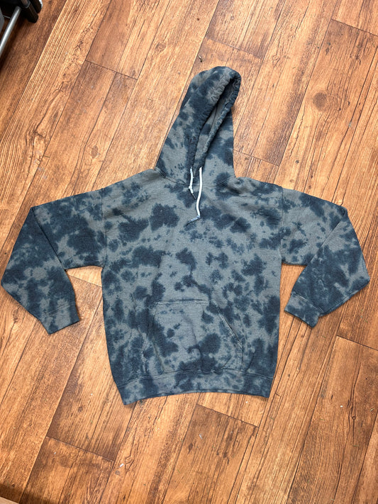 Bowery medium grey acid wash hoodie