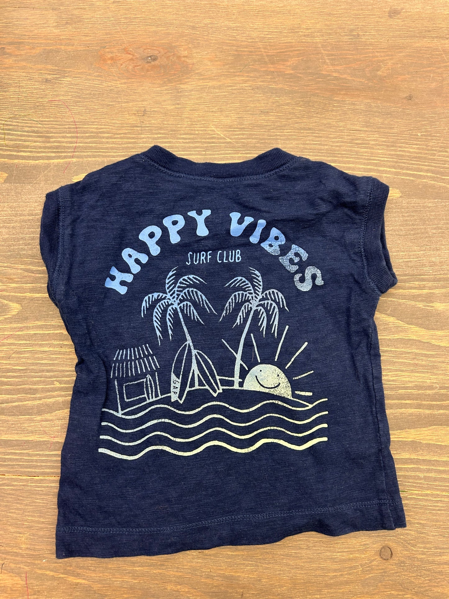 Gap 6/12m happy vibes top