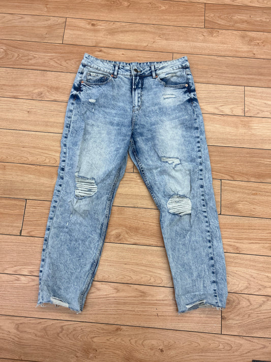 Bootlegger 30 light wash distressed jeans