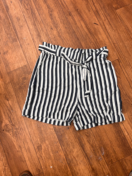 NEW hampton republic medium navy striped shorts