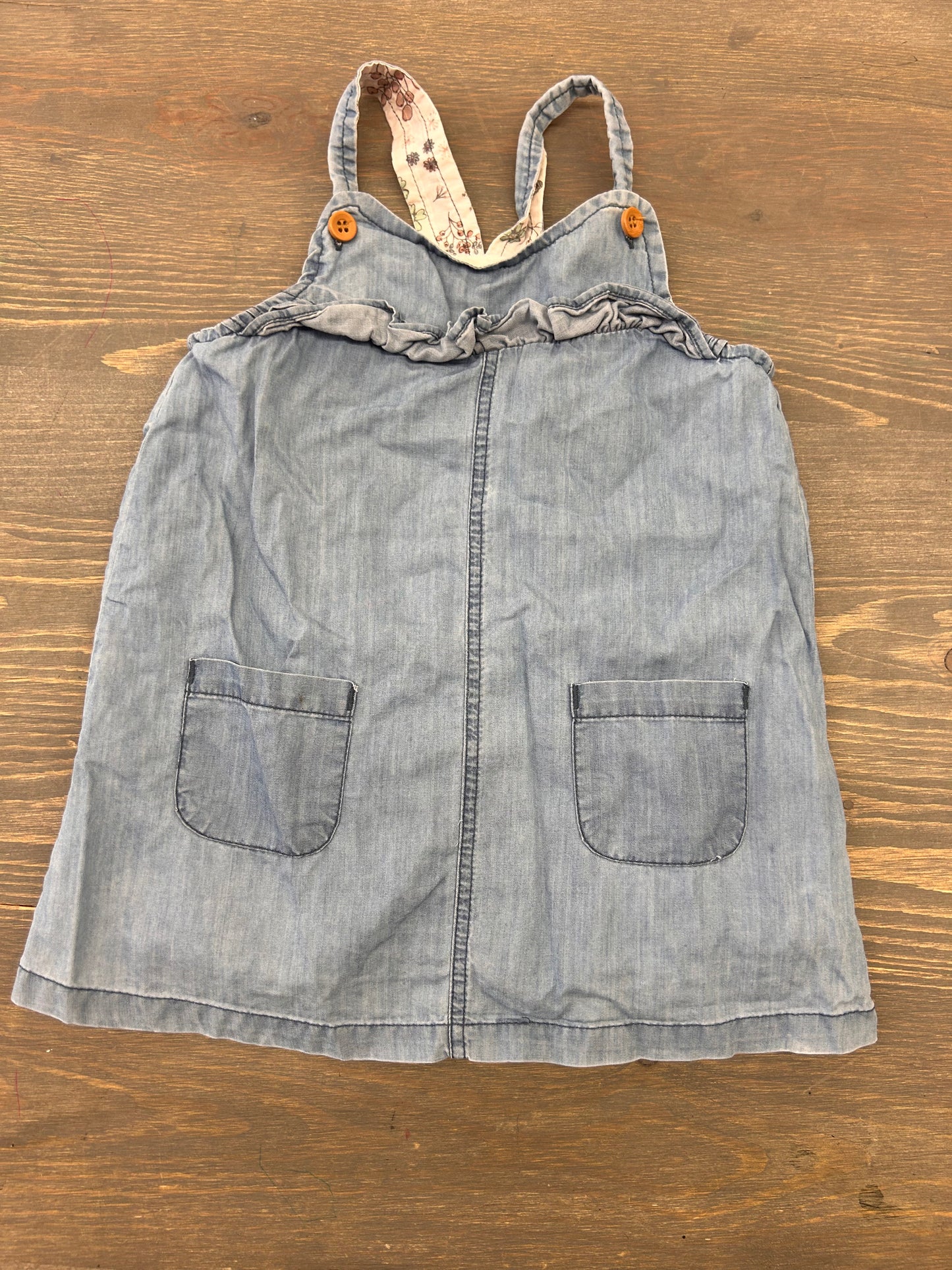 M&S 6/9m denim dress