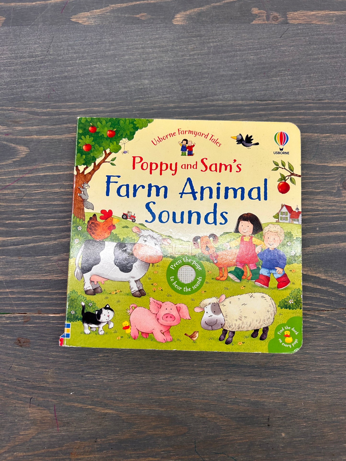 Usborne poppy & Sam farm animal sound book