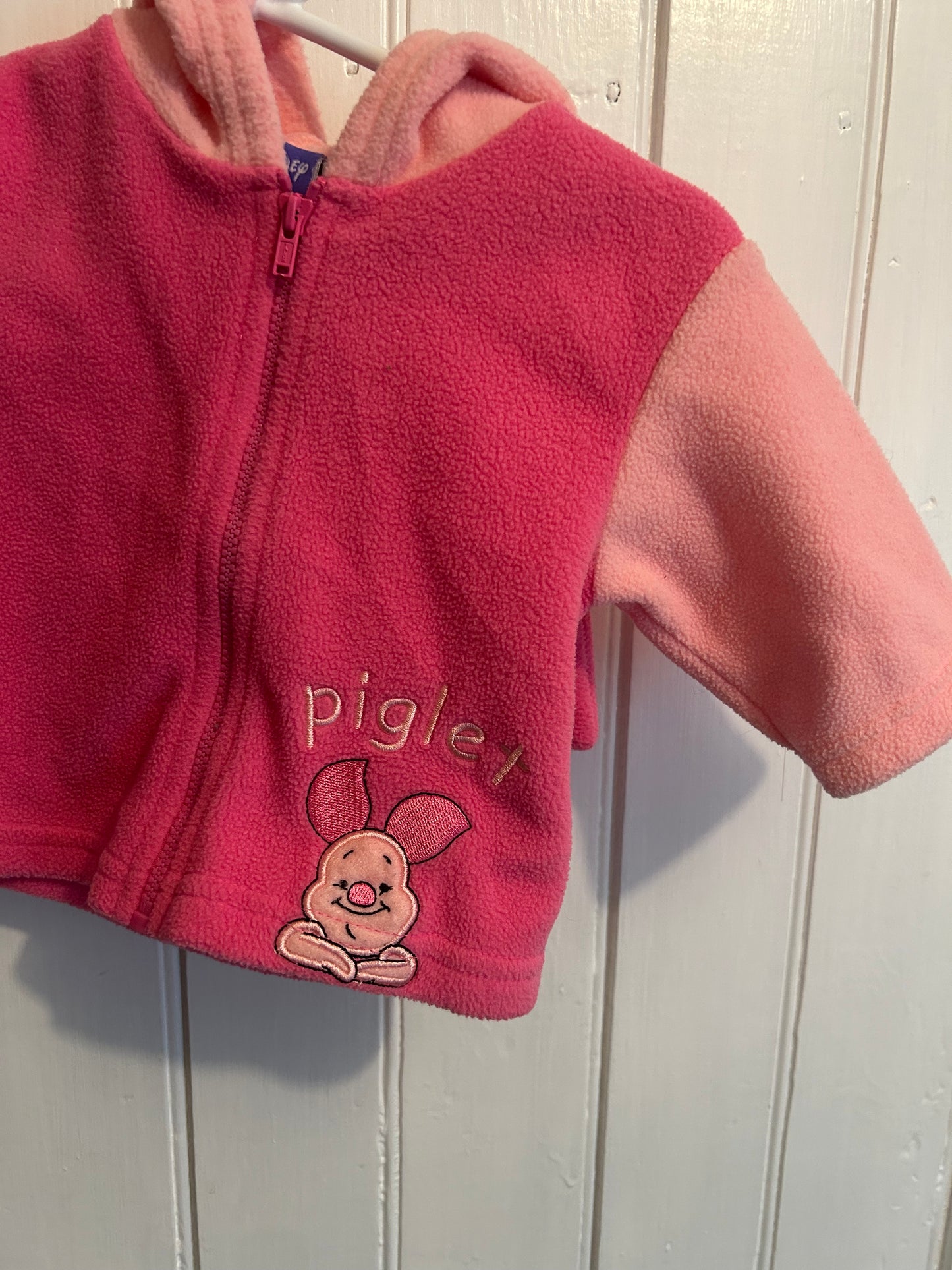 Disney 3m pink piglet fleece hoodie