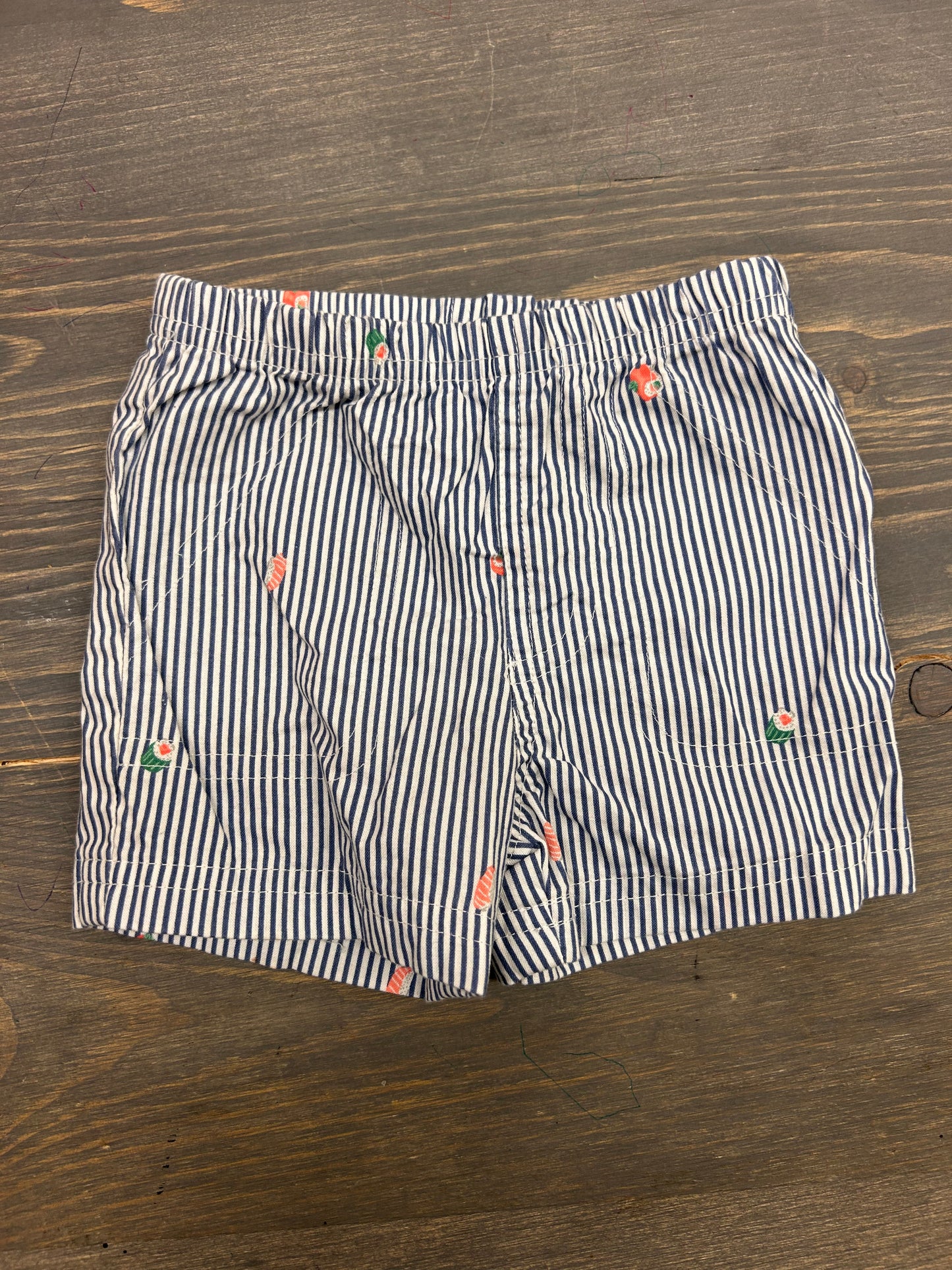 Carters 6m striped sushi shorts