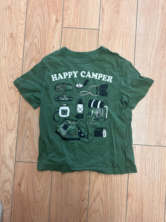 Gap 5 green happy camper tshirt