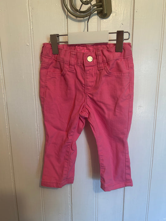 The children’s place 12/18m pink denim skinny jeans