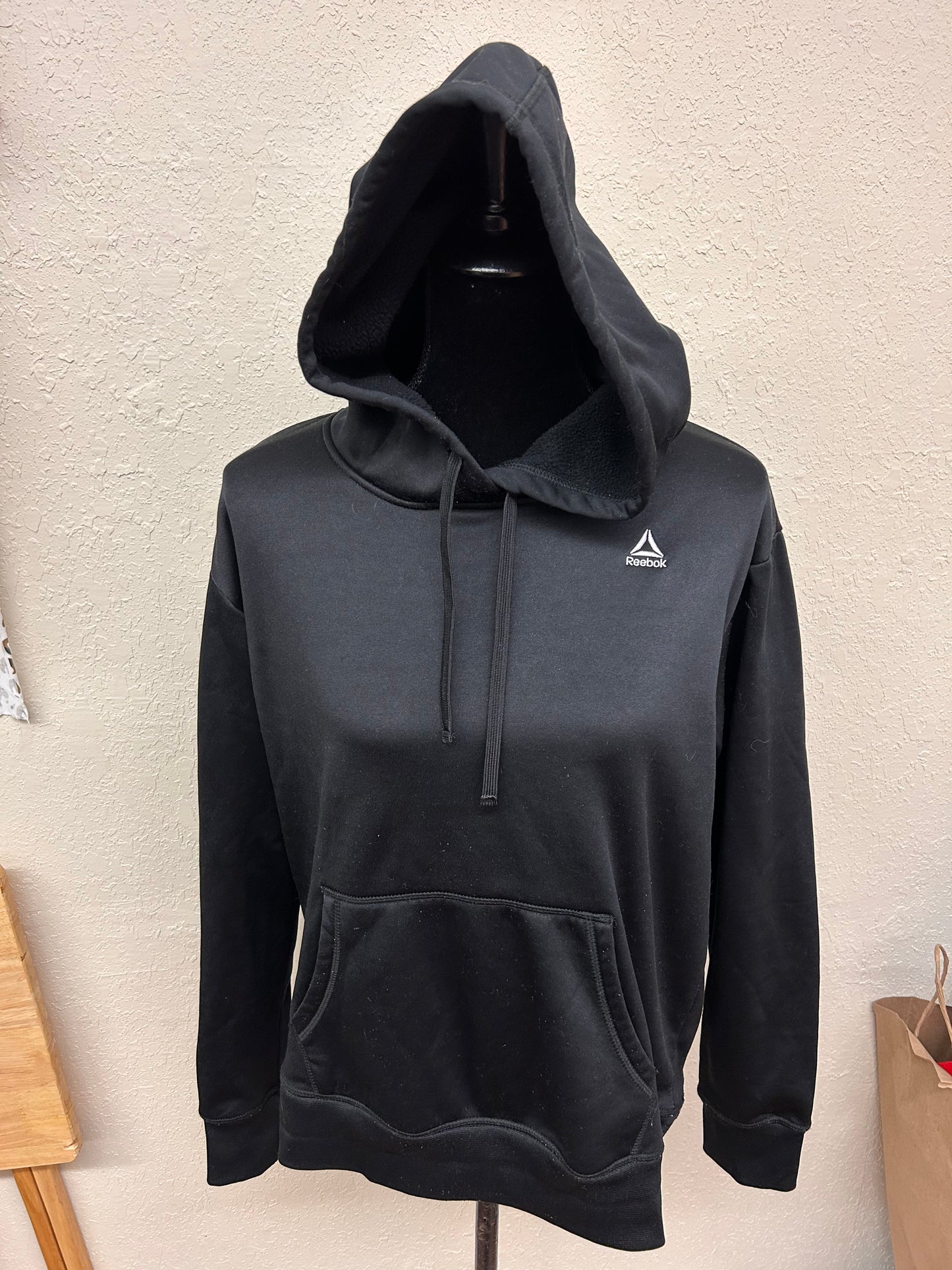 Reebok large black hoodie