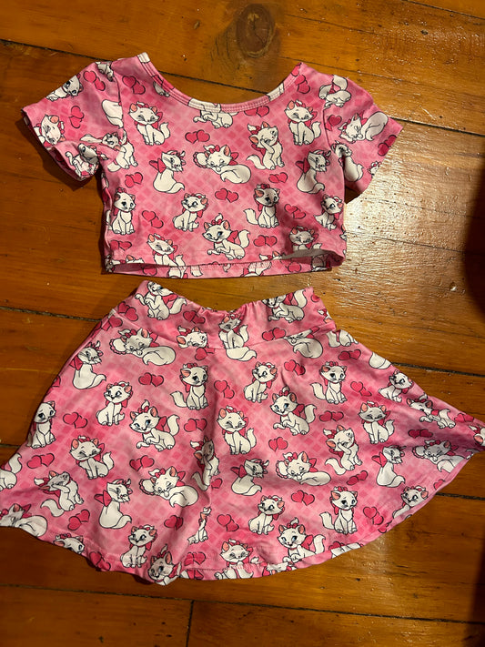 Small shop 2/3t pink aristocratic matching set