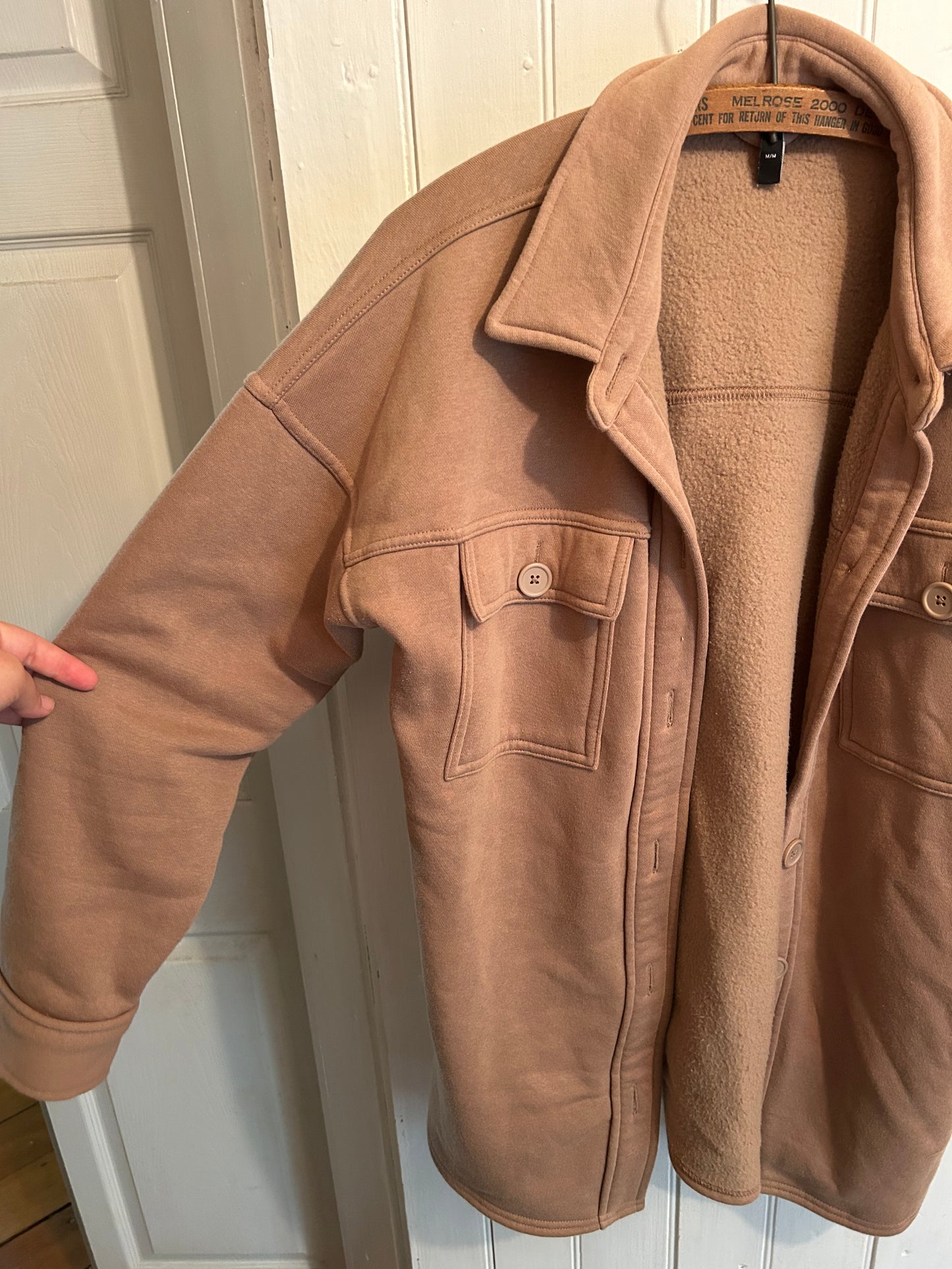 Lazy pants medium brown Shacket