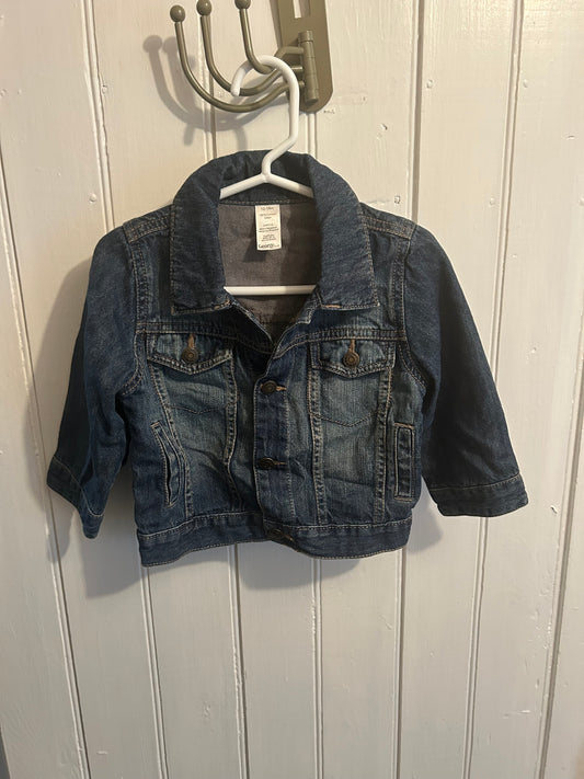 George 12/18m medium wash denim jacket