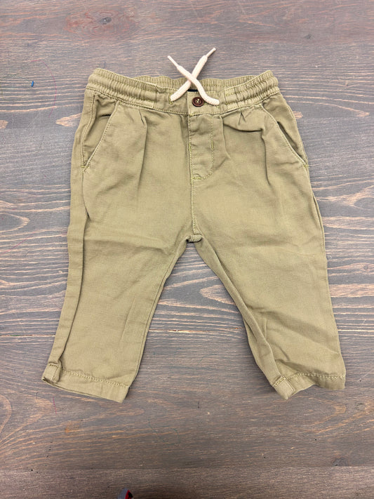 Mayoral 6m green linen pants