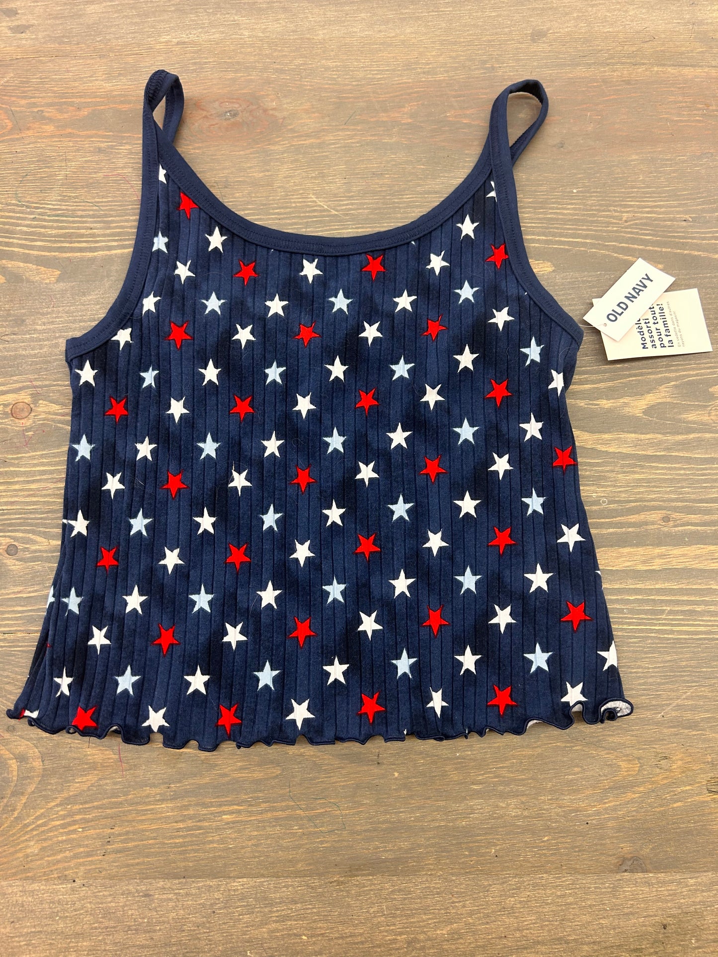 NEW old navy medium star tank