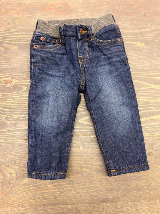 Gap 6/12m fleece lined jeans