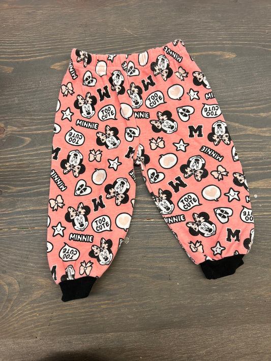 Disney 3/6m pink Minnie pants