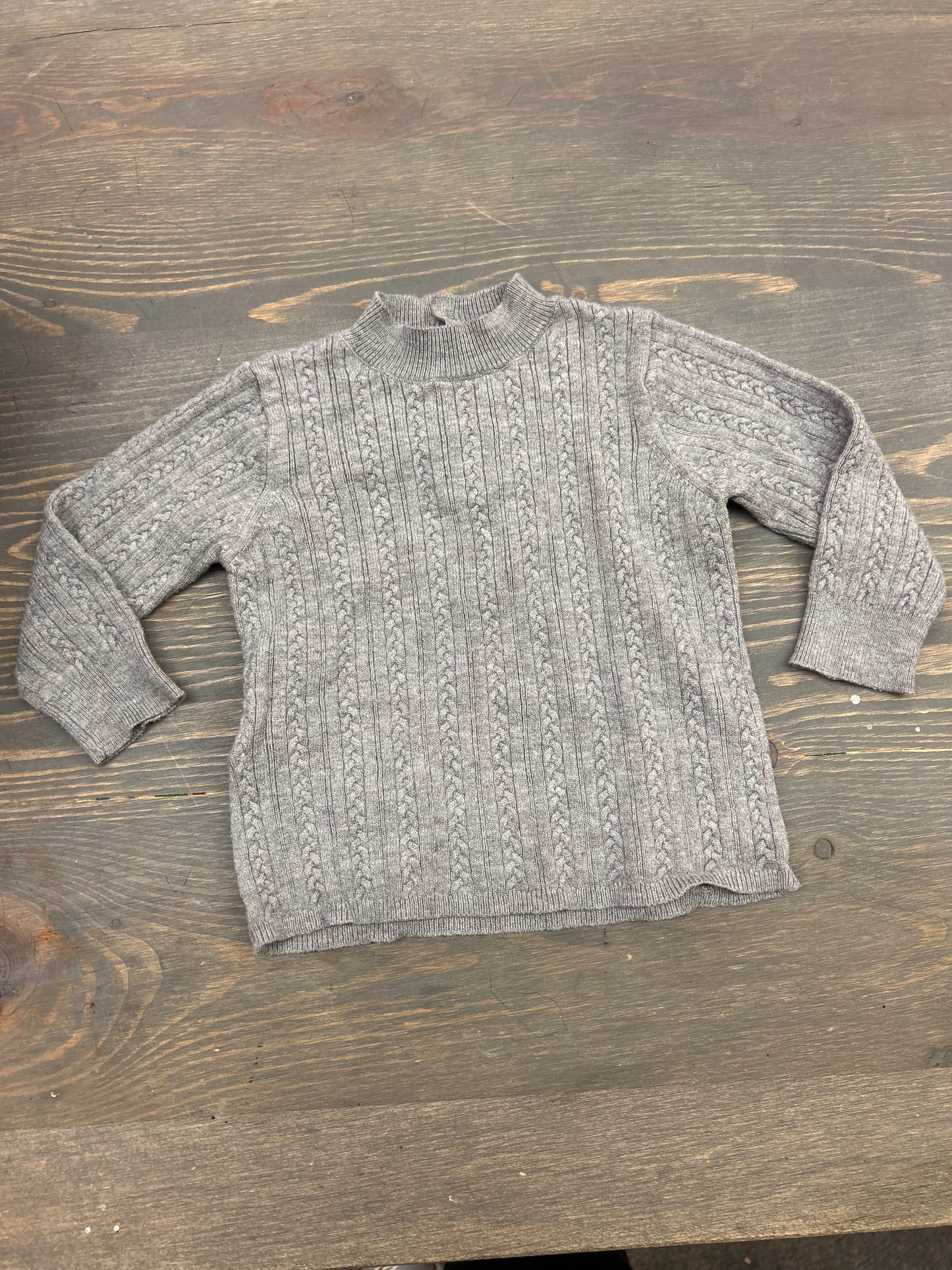 Mayoral 9m grey faux knit top