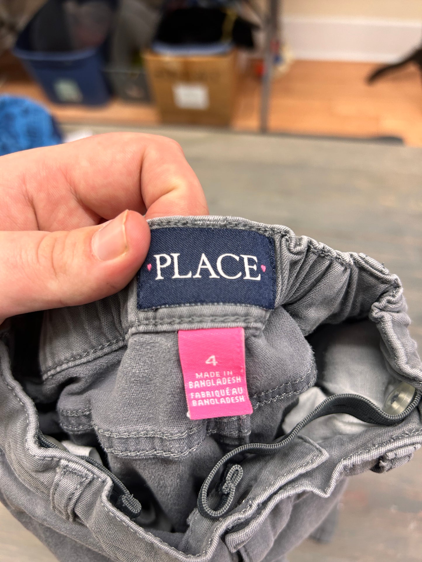 Children’s place 4t grey cargo jeans