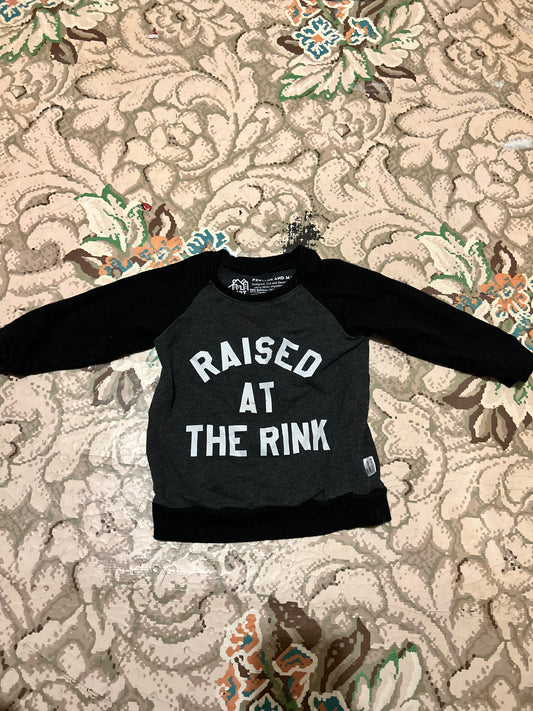 Portage & main 1/2t raised at the rink bamboo sweater