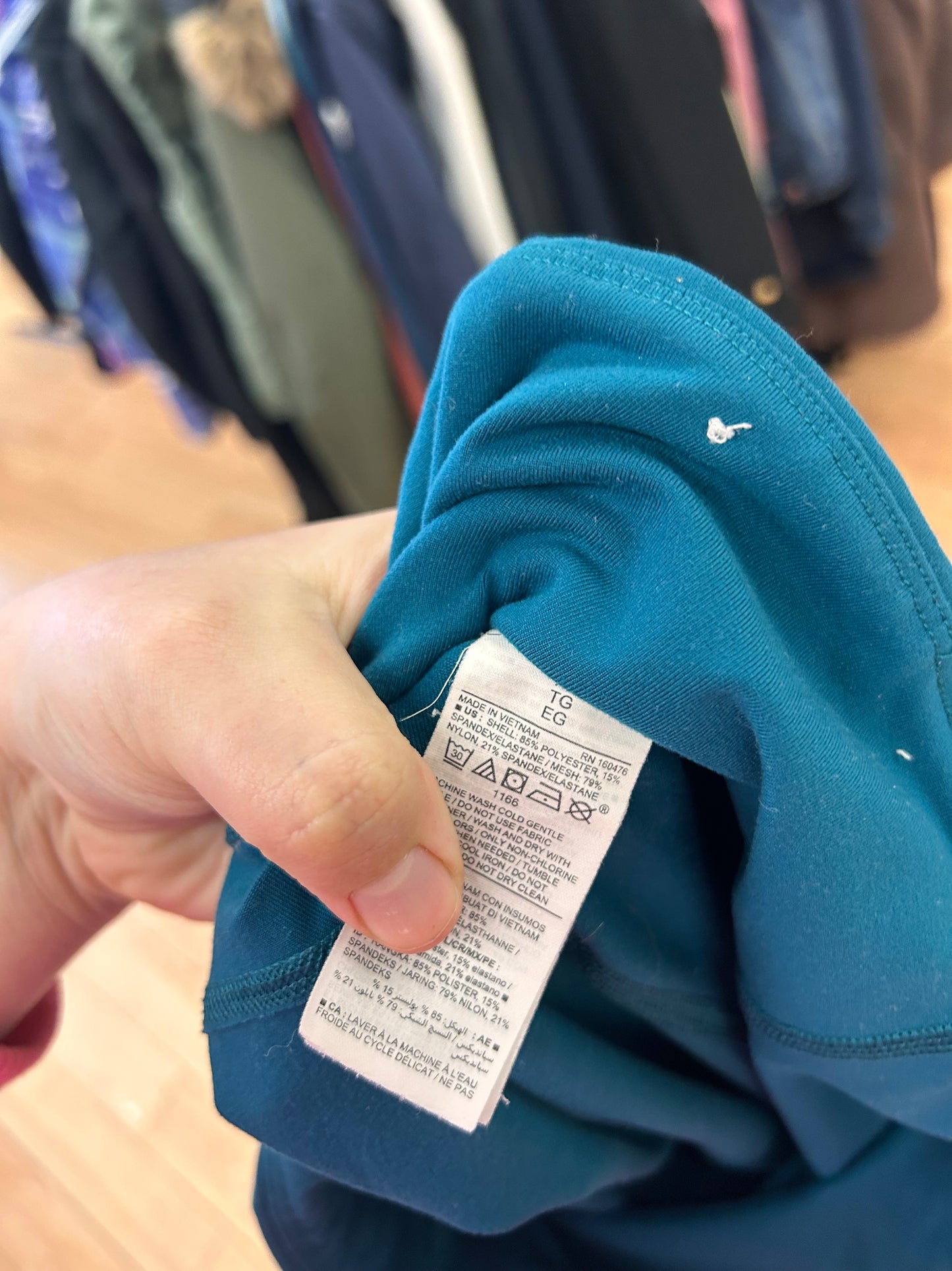 Old navy active xl teal leggings