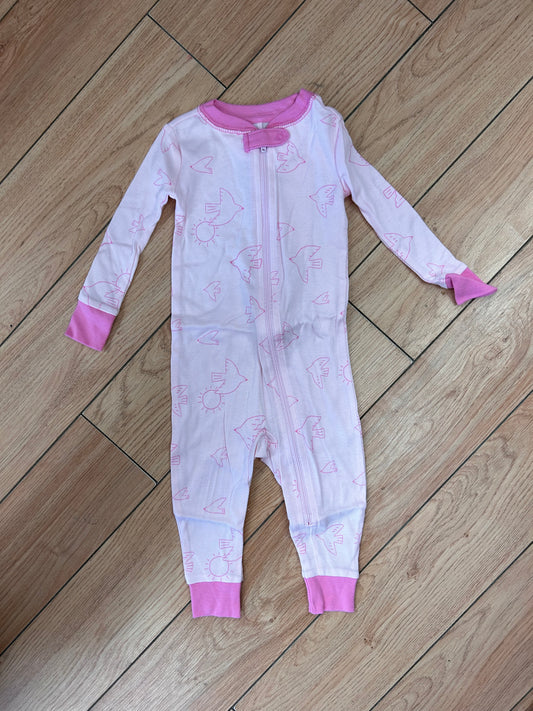 NEW cat & jack 12m pink bird sleeper