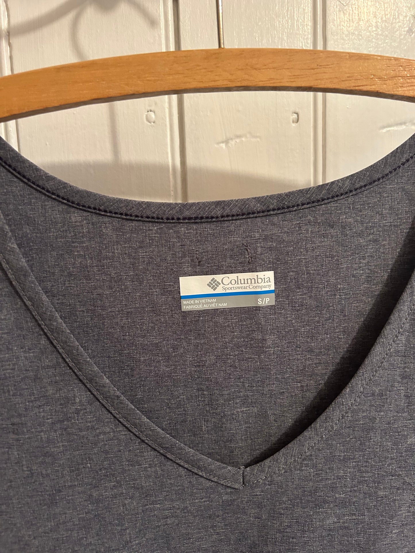 Columbia small grey scrunch dress