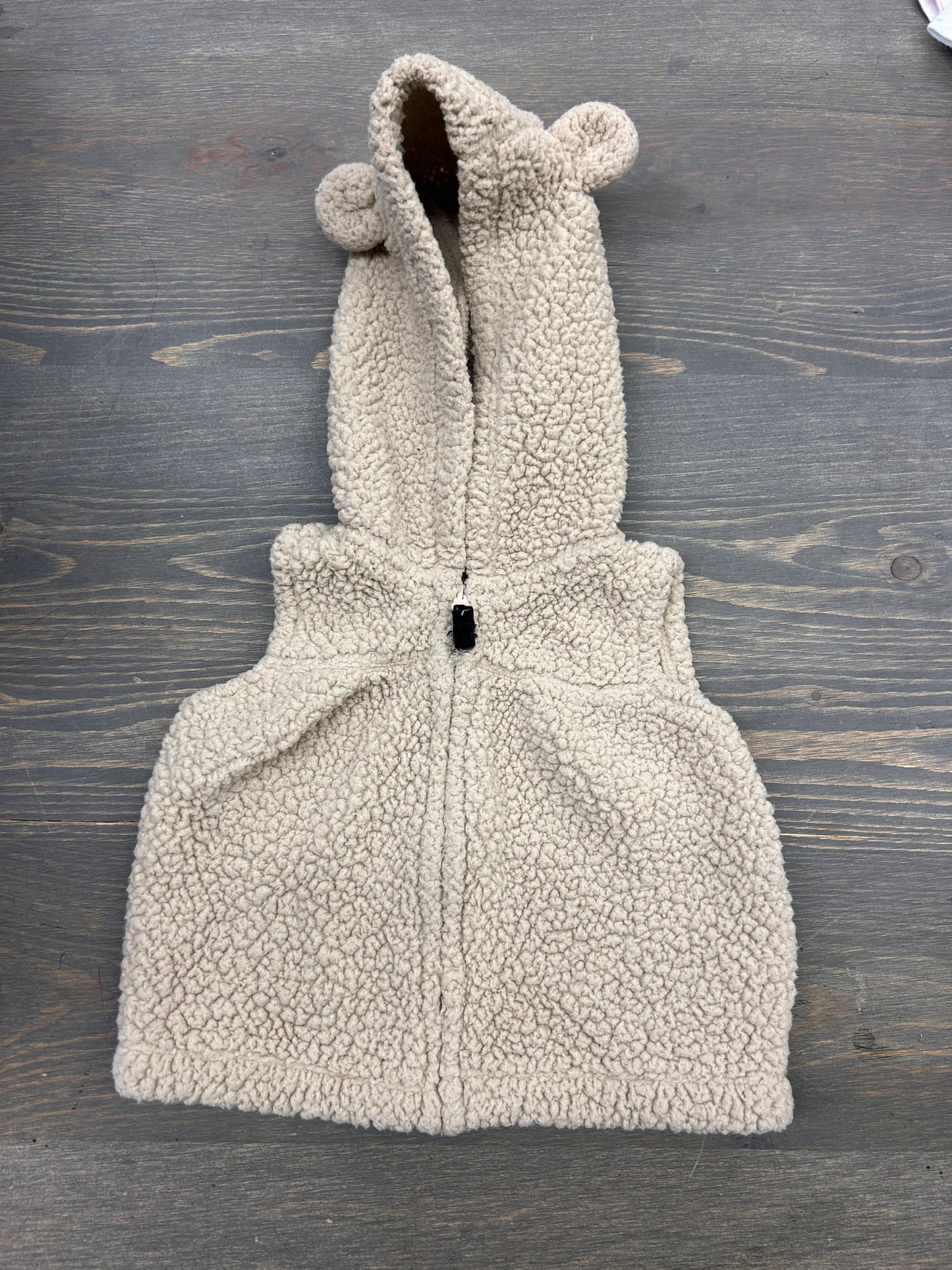 Carters 9m brown Sherpa vest