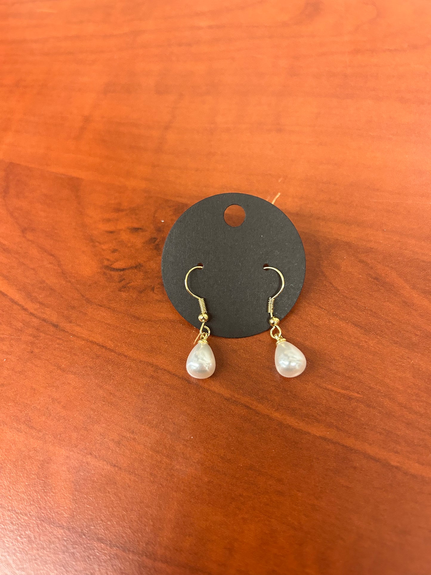 Pearl earrings