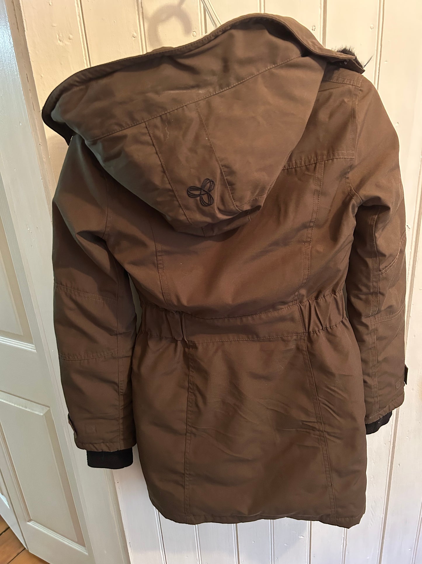 TNA XXS brown warmest parka winter coat